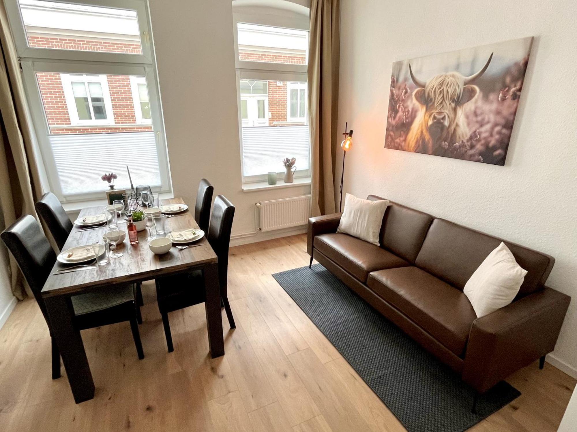 Endless: Studio Mit Netflix + Workstation Im Zentrum Schwerin  Esterno foto